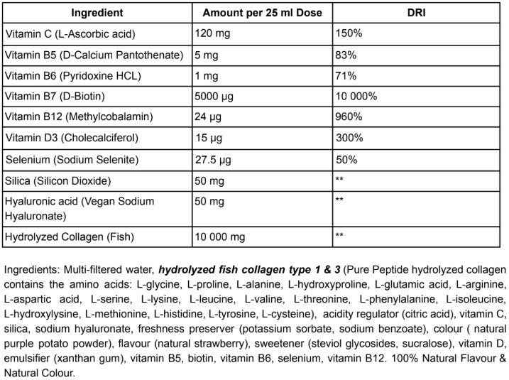 Vloeibaar Collageen 10.000mg (Marine) 500ml