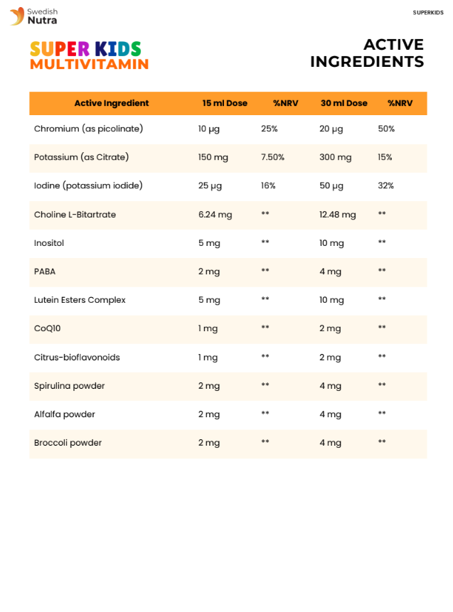 Super Kids Multivitamine (500ml)