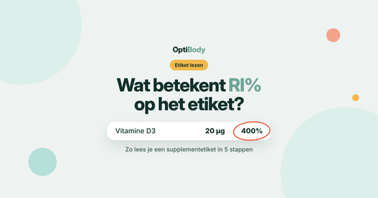 Wat betekent RI% op het etiket? Zo lees je een supplementetiket in 5 stappen