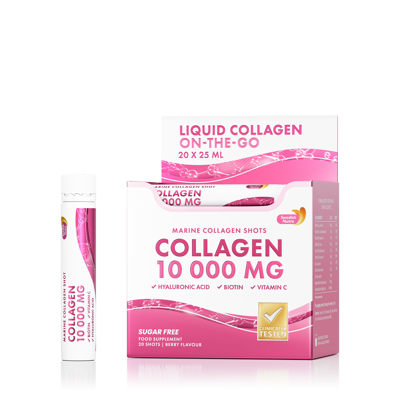 Vloeibare Marine Collageen 10.000mg (20 Shots)