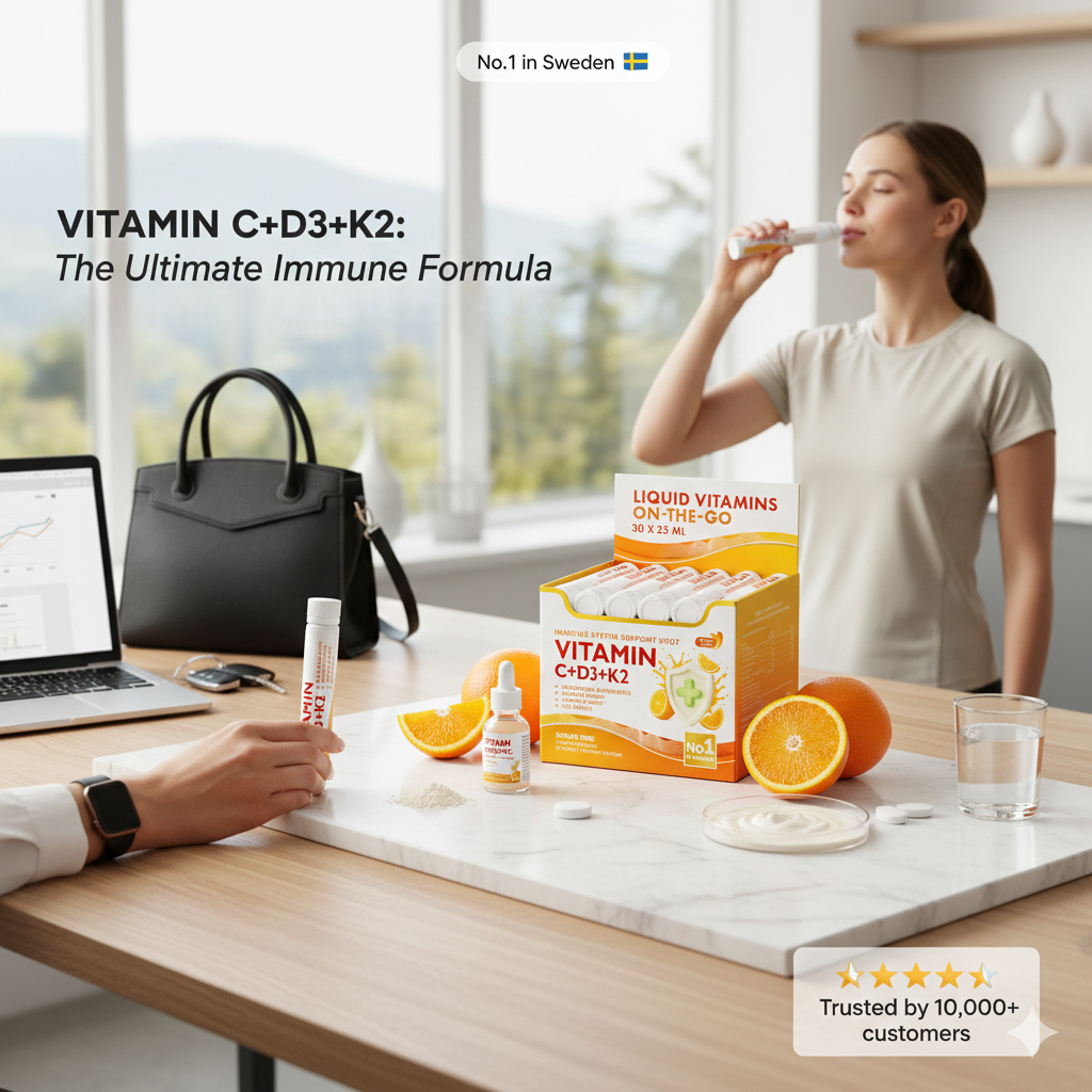 Vitamine C+D3+K2 Boosters