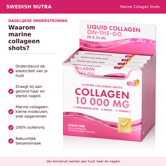 Vloeibare Marine Collageen 10.000mg (20 Shots)