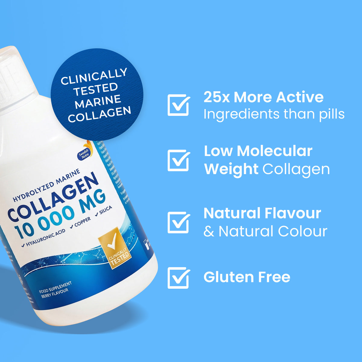 Vloeibaar Collageen 10.000mg (Marine) 500ml