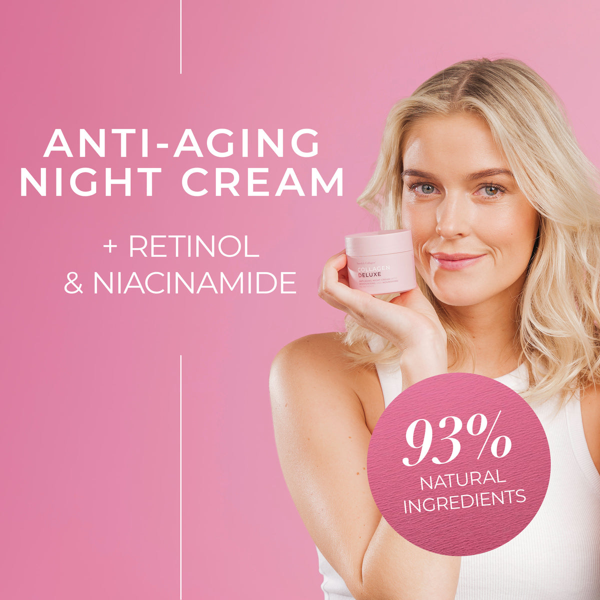 Swedish Collagen Deluxe anti-aging nachtcrème 50 ml - afbeelding 3