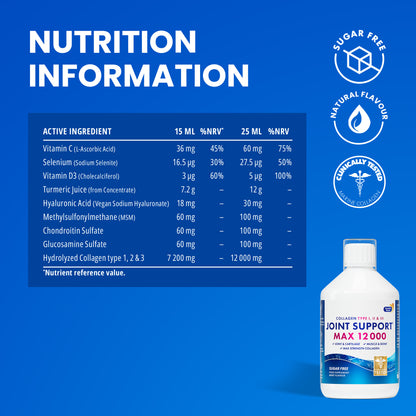 Swedish Nutra Joint Support MAX 500 ml - afbeelding 5