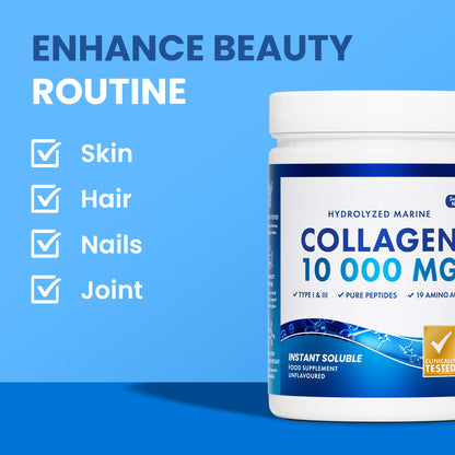 Swedish Nutra marine collageen poeder 300 g - afbeelding 3
