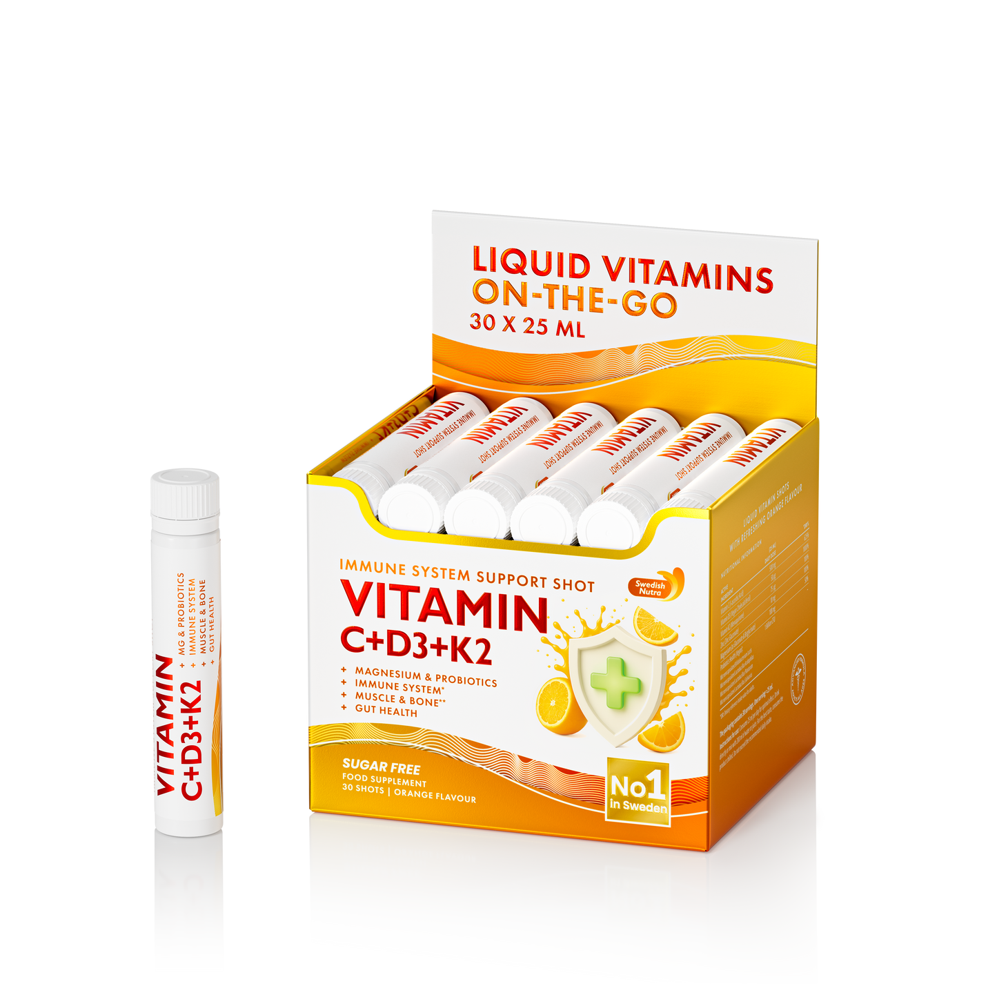 Vitamine C+D3+K2 Boosters