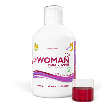 Swedish Nutra Multivitamine Vrouw 50+ 500 ml - afbeelding 2