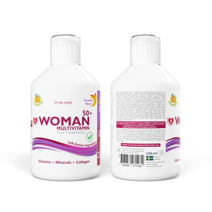 Swedish Nutra Multivitamine Vrouw 50+ 500 ml - afbeelding 4